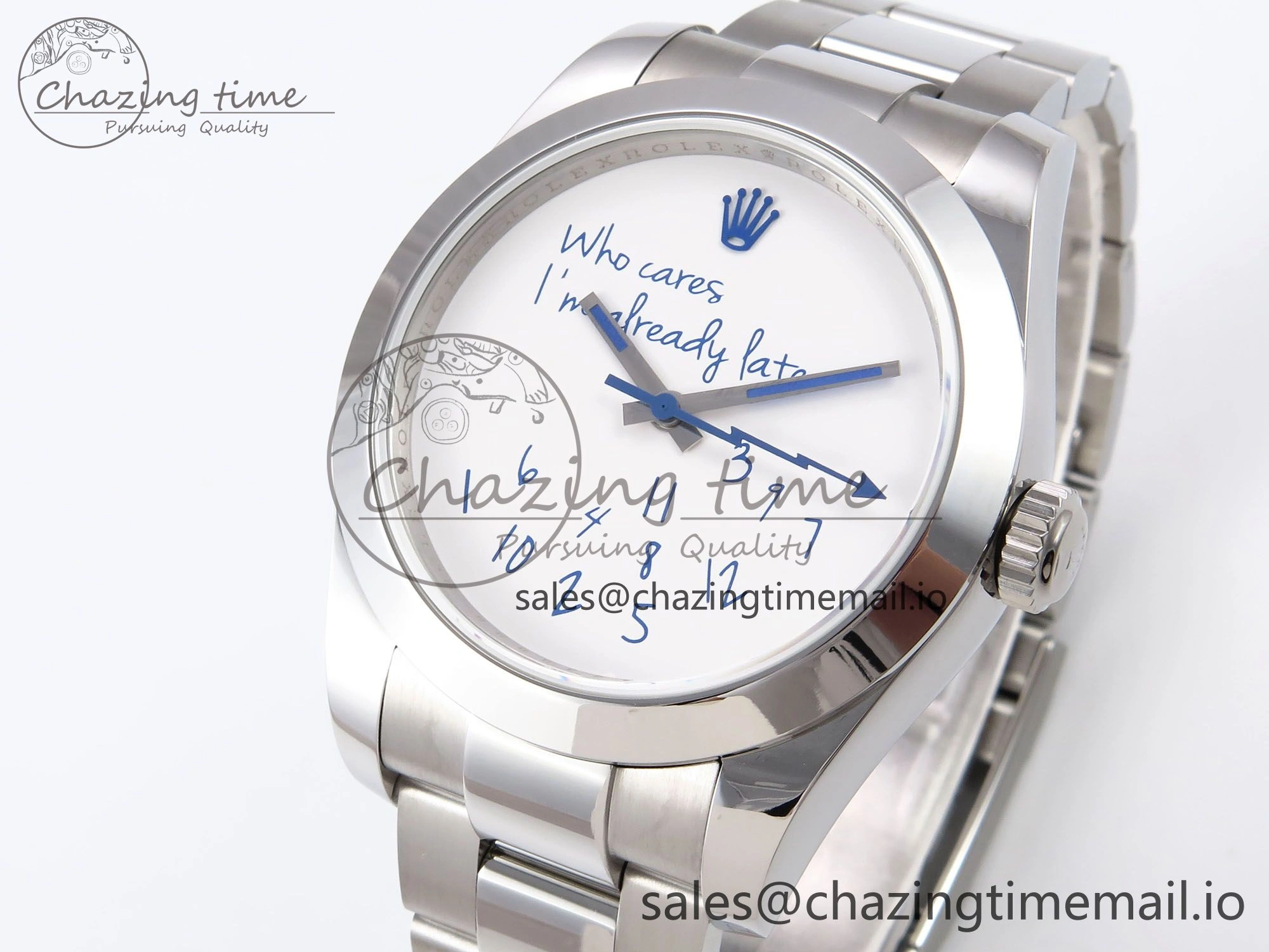 Milgauss Who Cares JDF 1:1 Best Edition 904L Steel on SS Bracelet VR3131