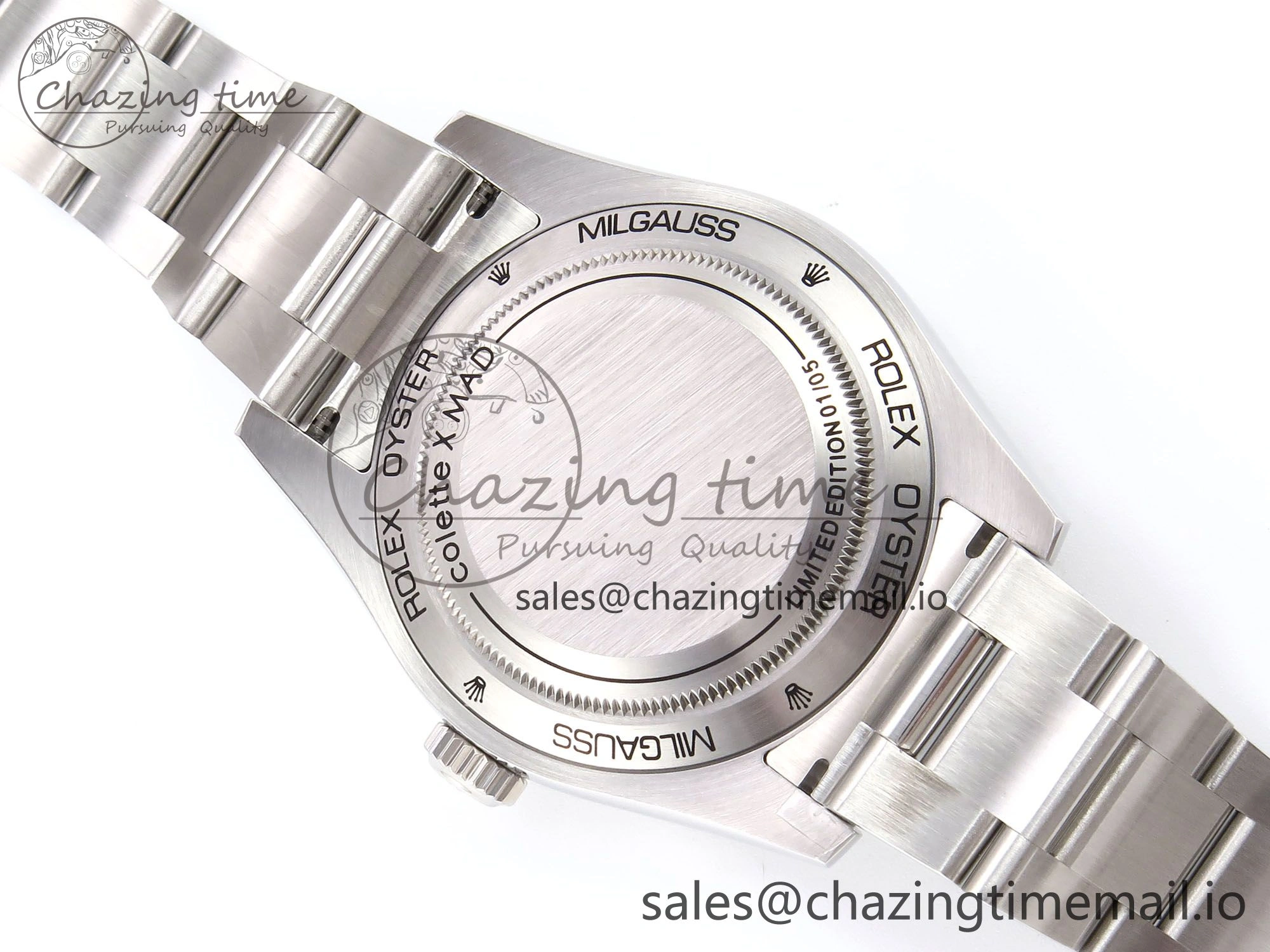 Milgauss Who Cares JDF 1:1 Best Edition 904L Steel on SS Bracelet VR3131