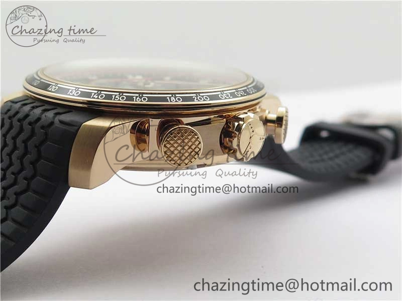 Mille Miglia 168571 RG V7F 1:1 Best Edition Black Dial On Black Rubber Strap A7750 to Cal.107179