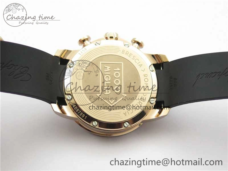 Mille Miglia 168571 RG V7F 1:1 Best Edition Black Dial On Black Rubber Strap A7750 to Cal.107179