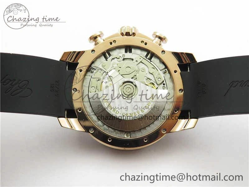 Mille Miglia 168571 RG V7F 1:1 Best Edition Black Dial On Black Rubber Strap A7750 to Cal.107179