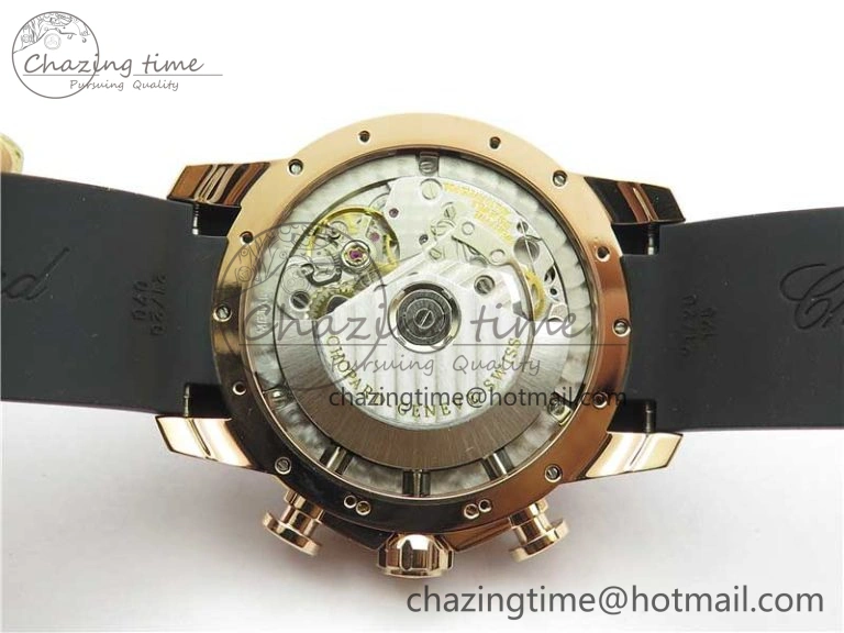 Mille Miglia 168571 RG V7F 1:1 Best Edition Black Dial On Black Rubber Strap A7750 to Cal.107179