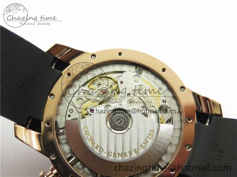 Mille Miglia 168571 RG V7F 1:1 Best Edition Black Dial On Black Rubber Strap A7750 to Cal.107179