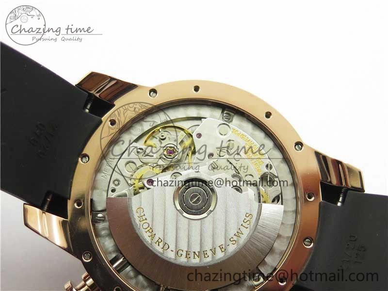 Mille Miglia 168571 RG V7F 1:1 Best Edition Black Dial On Black Rubber Strap A7750 to Cal.107179