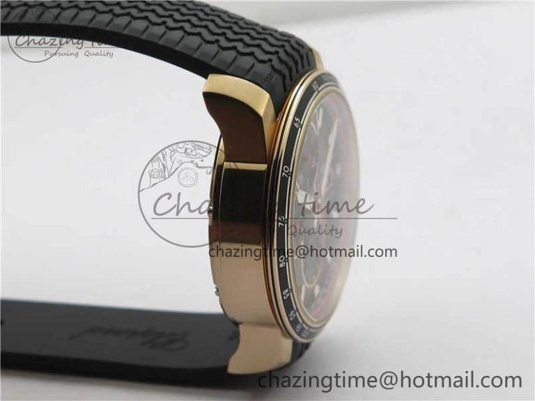 Mille Miglia 168571 RG V7F 1:1 Best Edition Black Dial On Black Rubber Strap A7750 to Cal.107179
