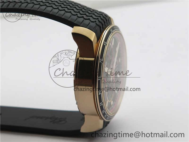 Mille Miglia 168571 RG V7F 1:1 Best Edition Black Dial On Black Rubber Strap A7750 to Cal.107179