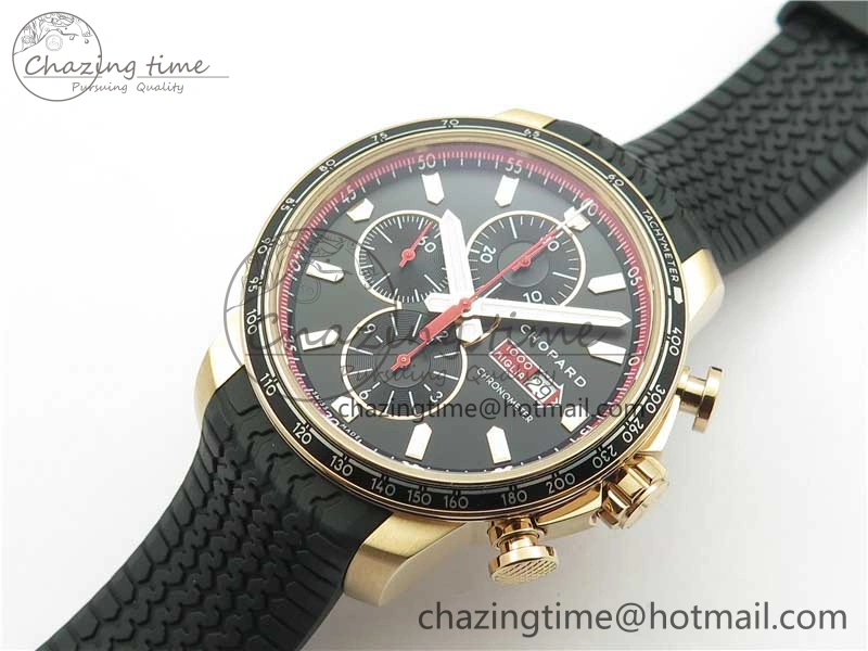 Mille Miglia 168571 RG V7F 1:1 Best Edition Black Dial On Black Rubber Strap A7750 to Cal.107179