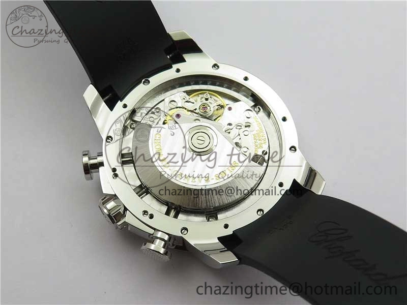 Mille Miglia 168571 SS V7F 1:1 Best Edition Black Dial On Black Rubber Strap A7750 to Cal.107179