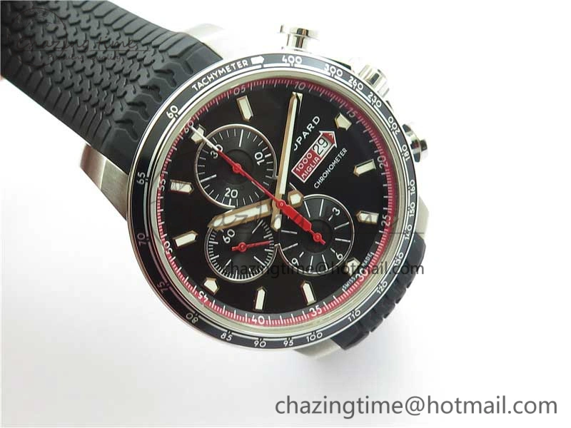 Mille Miglia 168571 SS V7F 1:1 Best Edition Black Dial On Black Rubber Strap A7750 to Cal.107179