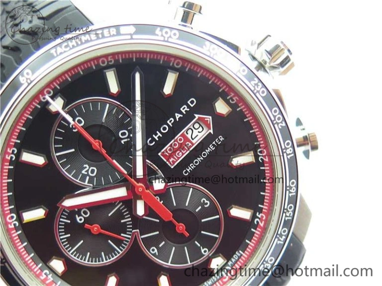 Mille Miglia 168571 SS V7F 1:1 Best Edition Black Dial On Black Rubber Strap A7750 to Cal.107179