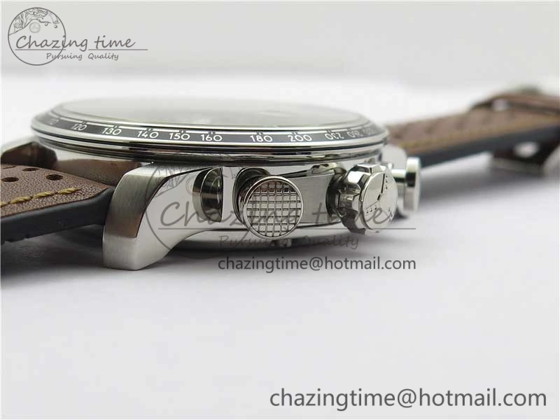 Mille Miglia 168571 SS V7F 1:1 Best Edition Gray Dial On Brown Rubber Strap A7750 to Cal.107179