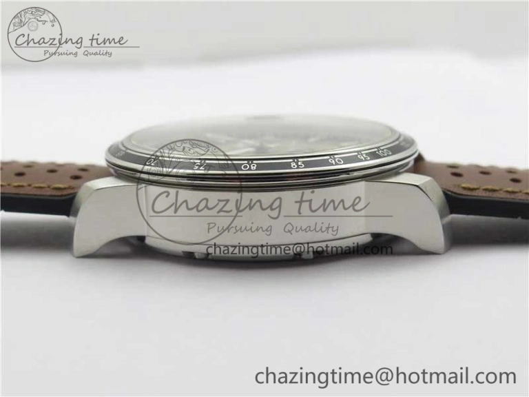 Mille Miglia 168571 SS V7F 1:1 Best Edition Gray Dial On Brown Rubber Strap A7750 to Cal.107179
