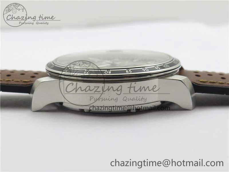 Mille Miglia 168571 SS V7F 1:1 Best Edition Gray Dial On Brown Rubber Strap A7750 to Cal.107179