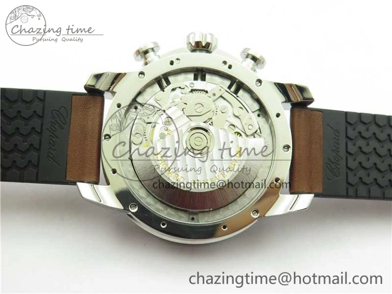 Mille Miglia 168571 SS V7F 1:1 Best Edition Gray Dial On Brown Rubber Strap A7750 to Cal.107179