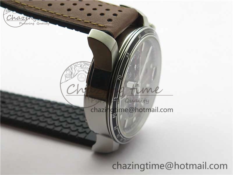 Mille Miglia 168571 SS V7F 1:1 Best Edition Gray Dial On Brown Rubber Strap A7750 to Cal.107179