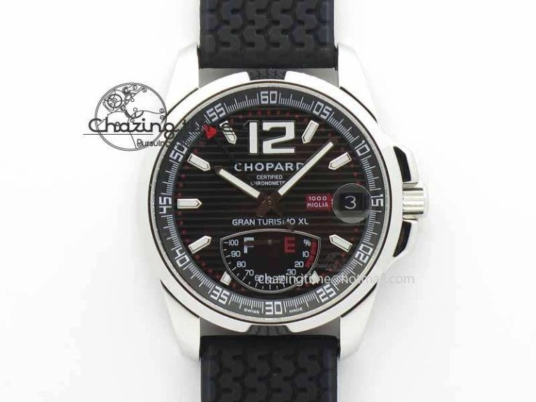 Mille Miglia 168571 SS V7F 1:1 Best Edition Gray Dial On Brown Rubber Strap A7750 to Cal.107179