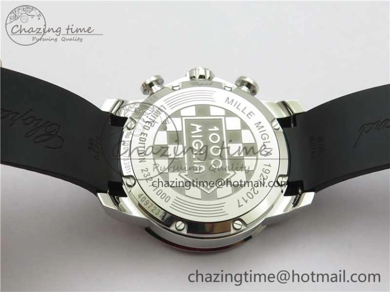 Mille Miglia 168571 SS V7F 1:1 Best Edition White Dial On Black Rubber Strap A7750 to Cal.107179