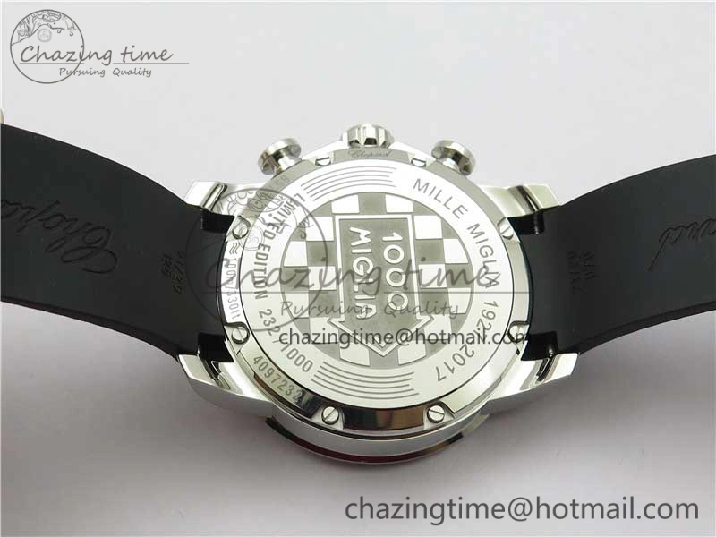 Mille Miglia 168571 SS V7F 1:1 Best Edition White Dial On Black Rubber Strap A7750 to Cal.107179