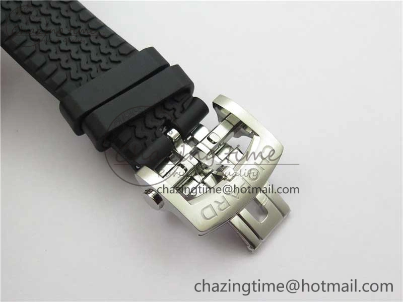 Mille Miglia 168571 SS V7F 1:1 Best Edition White Dial On Black Rubber Strap A7750 to Cal.107179