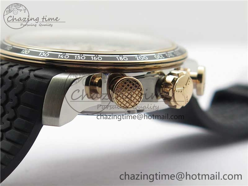 Mille Miglia 168571 SS RG V7F 1:1 Best Edition Black Dial On Black Rubber Strap A7750 to Cal.107179
