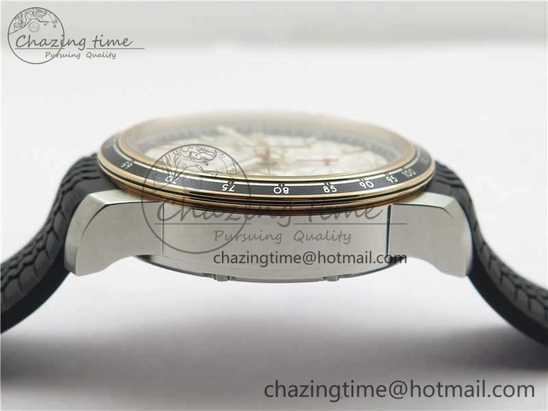 Mille Miglia 168571 SS RG V7F 1:1 Best Edition Black Dial On Black Rubber Strap A7750 to Cal.107179