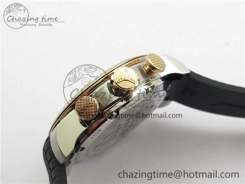 Mille Miglia 168571 SS RG V7F 1:1 Best Edition Black Dial On Black Rubber Strap A7750 to Cal.107179