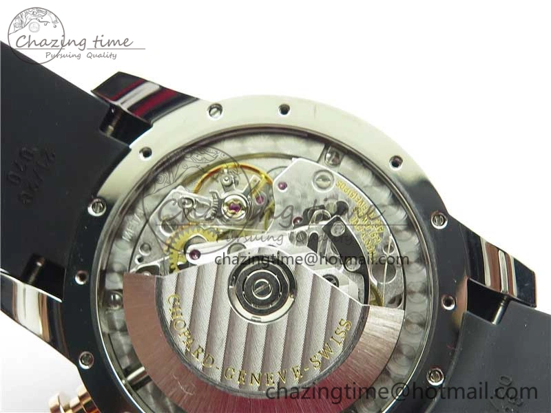 Mille Miglia 168571 SS RG V7F 1:1 Best Edition Black Dial On Black Rubber Strap A7750 to Cal.107179