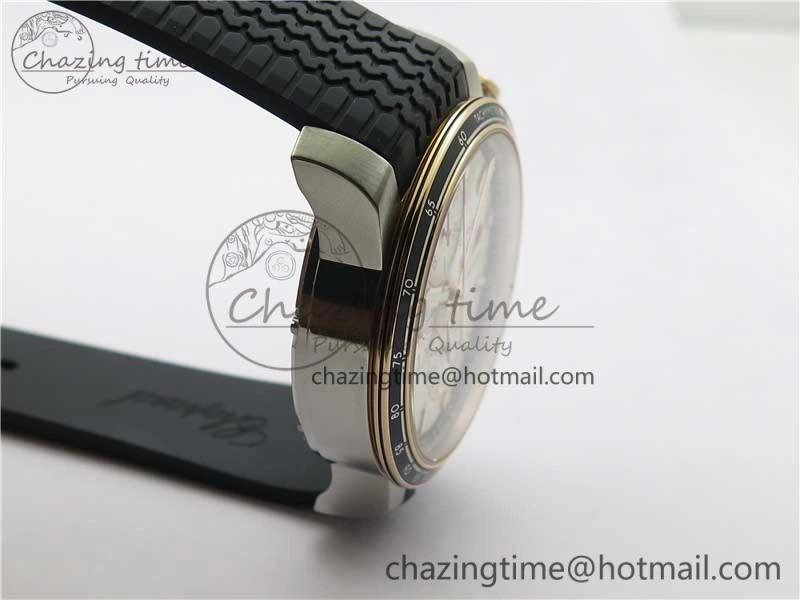 Mille Miglia 168571 SS RG V7F 1:1 Best Edition Black Dial On Black Rubber Strap A7750 to Cal.107179