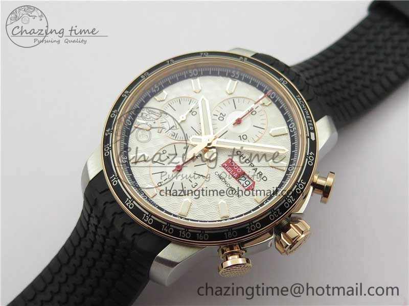 Mille Miglia 168571 SS RG V7F 1:1 Best Edition Black Dial On Black Rubber Strap A7750 to Cal.107179