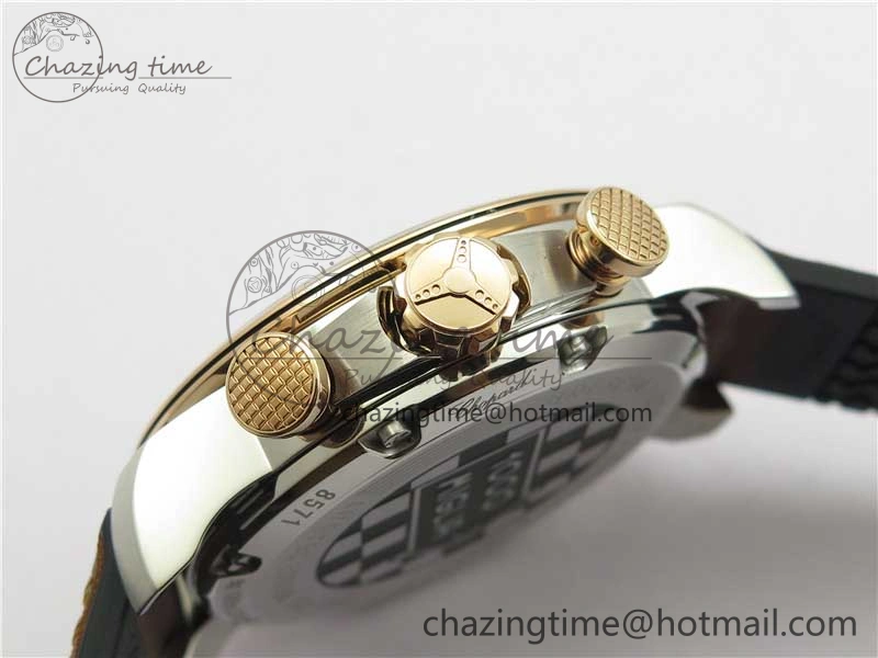 Mille Miglia 168571 SS RG V7F 1:1 Best Edition Gray Dial On Brown Rubber Strap A7750 to Cal.107179