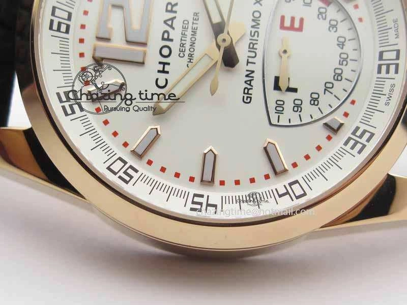Mille Miglia RG Real Power Reserve Display White Dial On Black Rubber Strap A2824