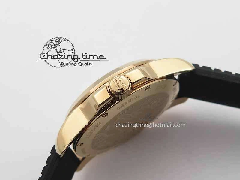 Mille Miglia RG Real Power Reserve Display White Dial On Black Rubber Strap A2824