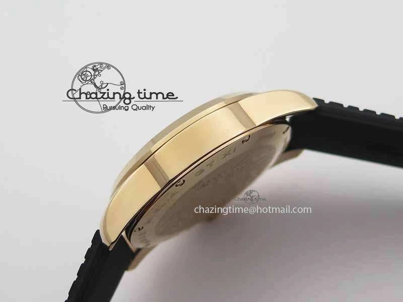 Mille Miglia RG Real Power Reserve Display White Dial On Black Rubber Strap A2824