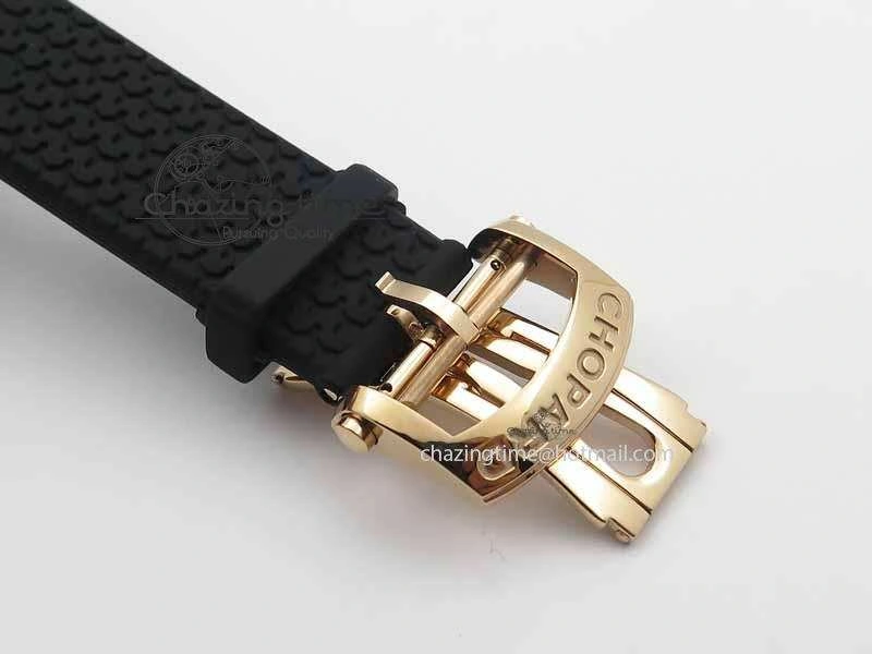 Mille Miglia RG Real Power Reserve Display White Dial On Black Rubber Strap A2824