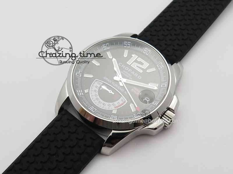 Mille Miglia SS Real Power Reserve Display Black Dial On Black Rubber Strap A2824