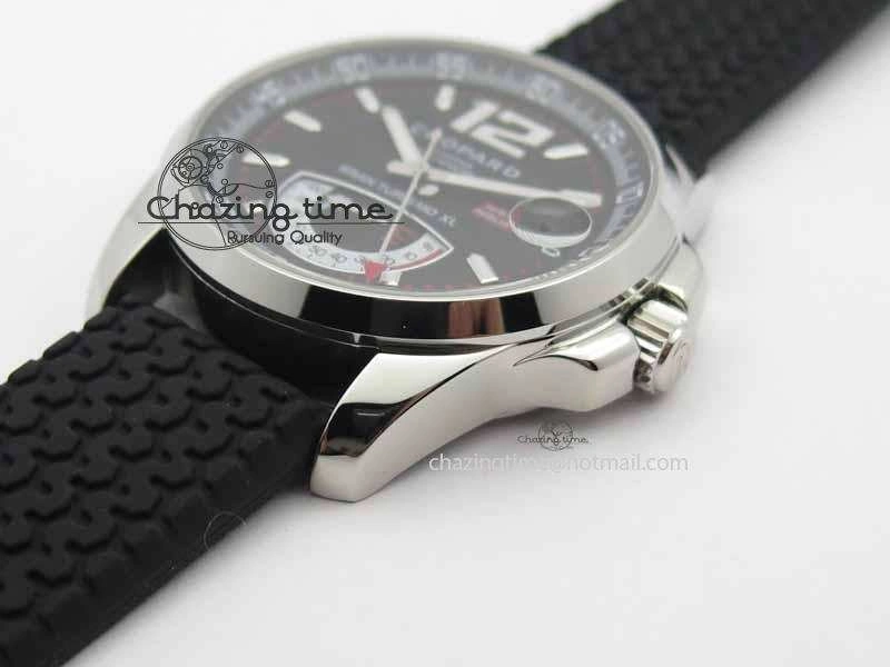 Mille Miglia SS Real Power Reserve Display Black Dial On Black Rubber Strap A2824