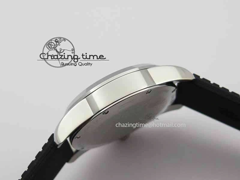 Mille Miglia SS Real Power Reserve Display Black Textured Dial On Black Rubber Strap A2824