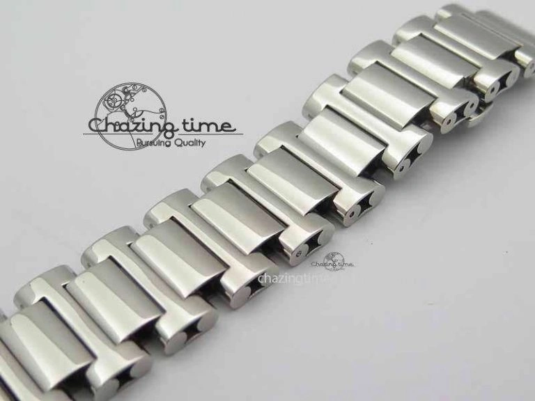 Montblanc Timewalker Chrono SS White Dial RG Numerals On SS Bracelet A7750
