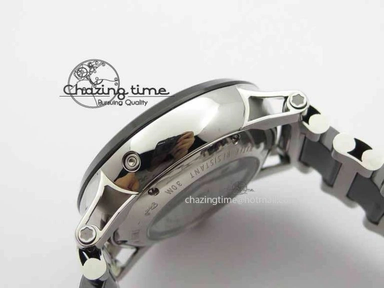 Montblanc Timewalker GAF Chrono SS Ceramic Black Dial On SS Bracelet A7750