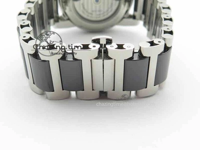 Montblanc Timewalker GAF Chrono SS Ceramic Black Dial On SS Bracelet A7750