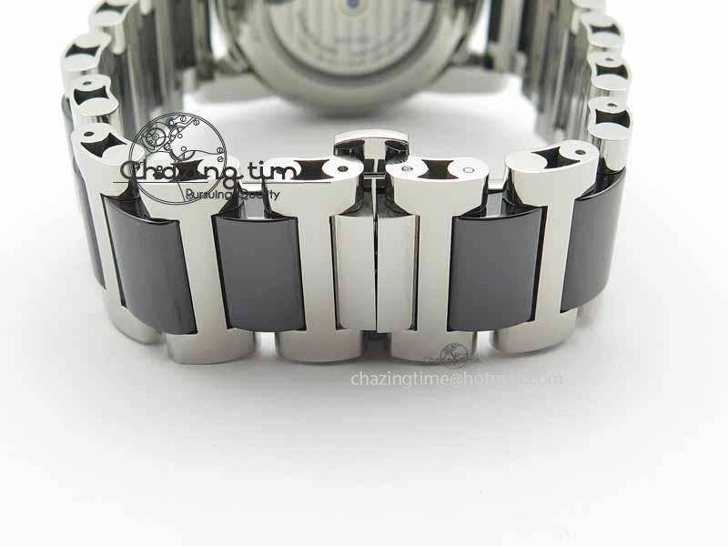 Montblanc Timewalker GAF Chrono SS Ceramic Black Dial On SS Bracelet A7750
