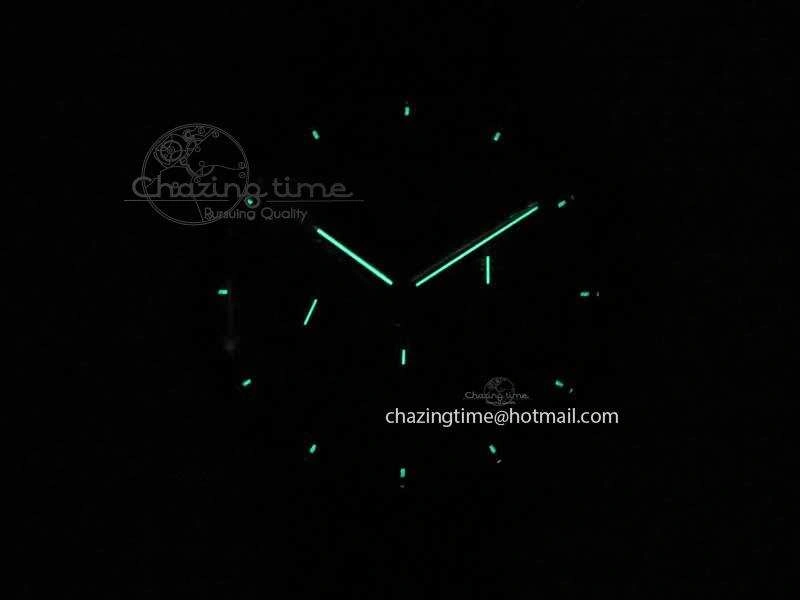 Montblanc Timewalker GAF Chrono SS Ceramic Black On Leather Strap A7750