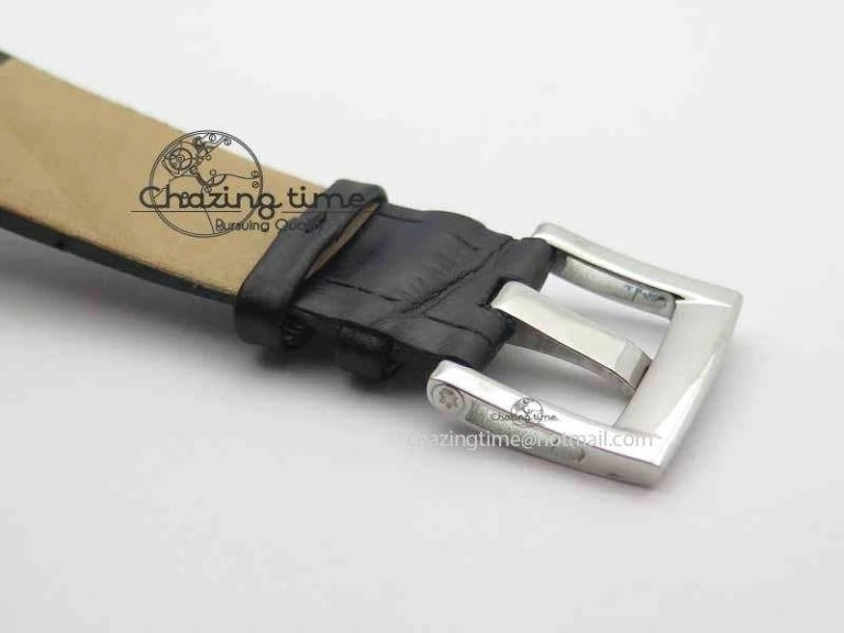 Montblanc Timewalker GAF Chrono SS Ceramic Black On Leather Strap A7750