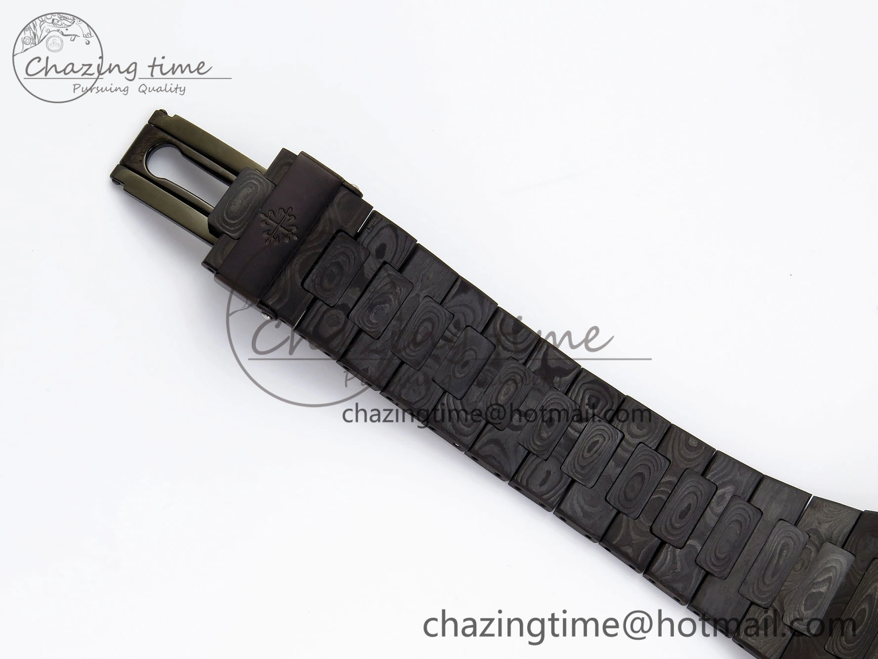 NAUTILUS 5711 DIW CARBON DIWF 1:1 BEST EDITION BLACK TEXTURED DIAL ON CARBON BRACELET 324CS