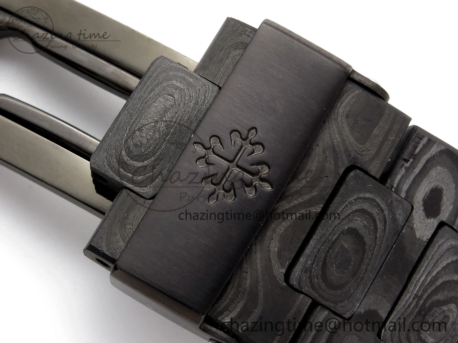 NAUTILUS 5711 DIW CARBON DIWF 1:1 BEST EDITION BLACK TEXTURED DIAL ON CARBON BRACELET 324CS