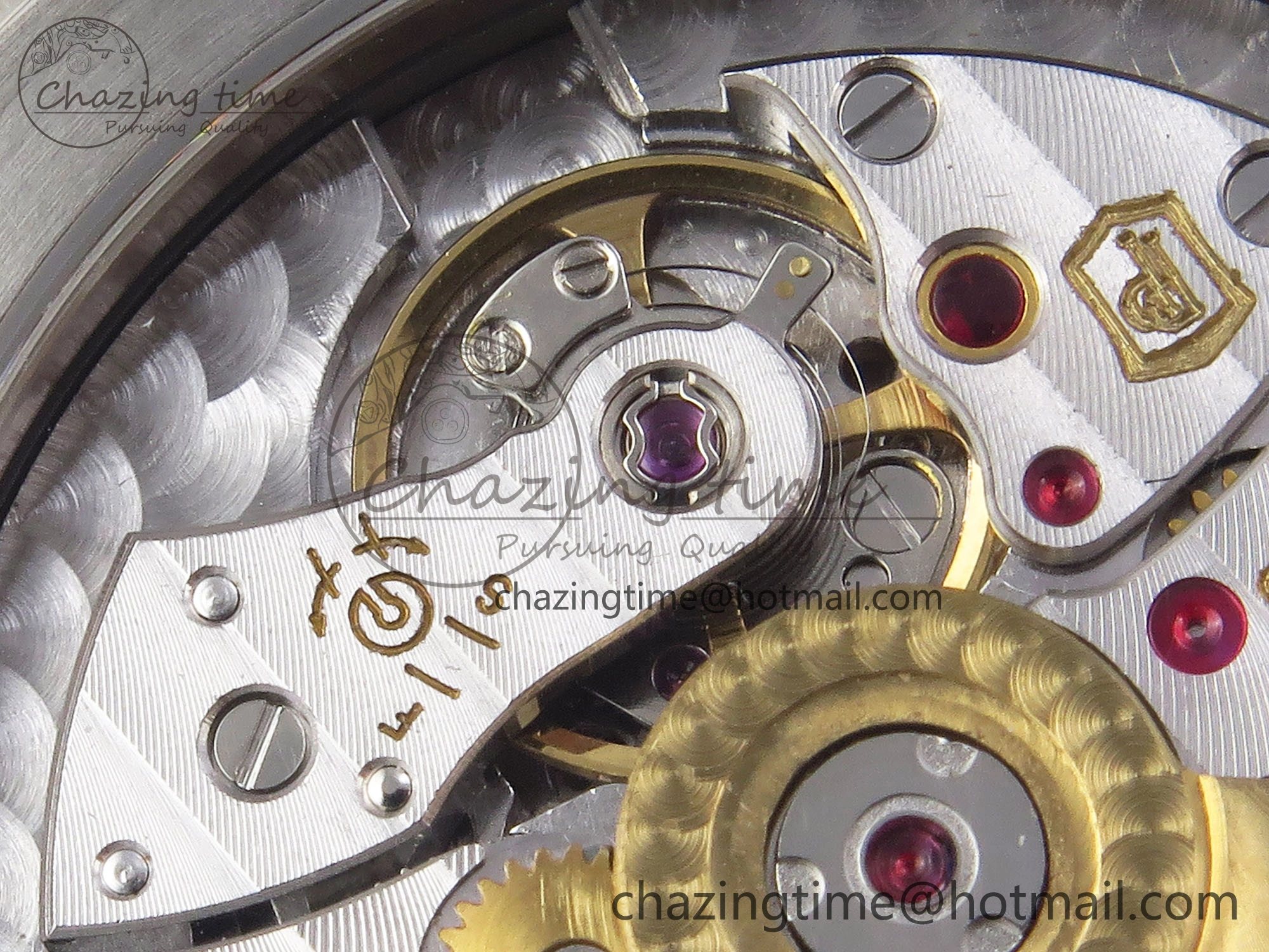 NAUTILUS 5811 1G PPF 1:1 BEST EDITION BLUE TEXTURED DIAL ON SS BRACELET 330CS