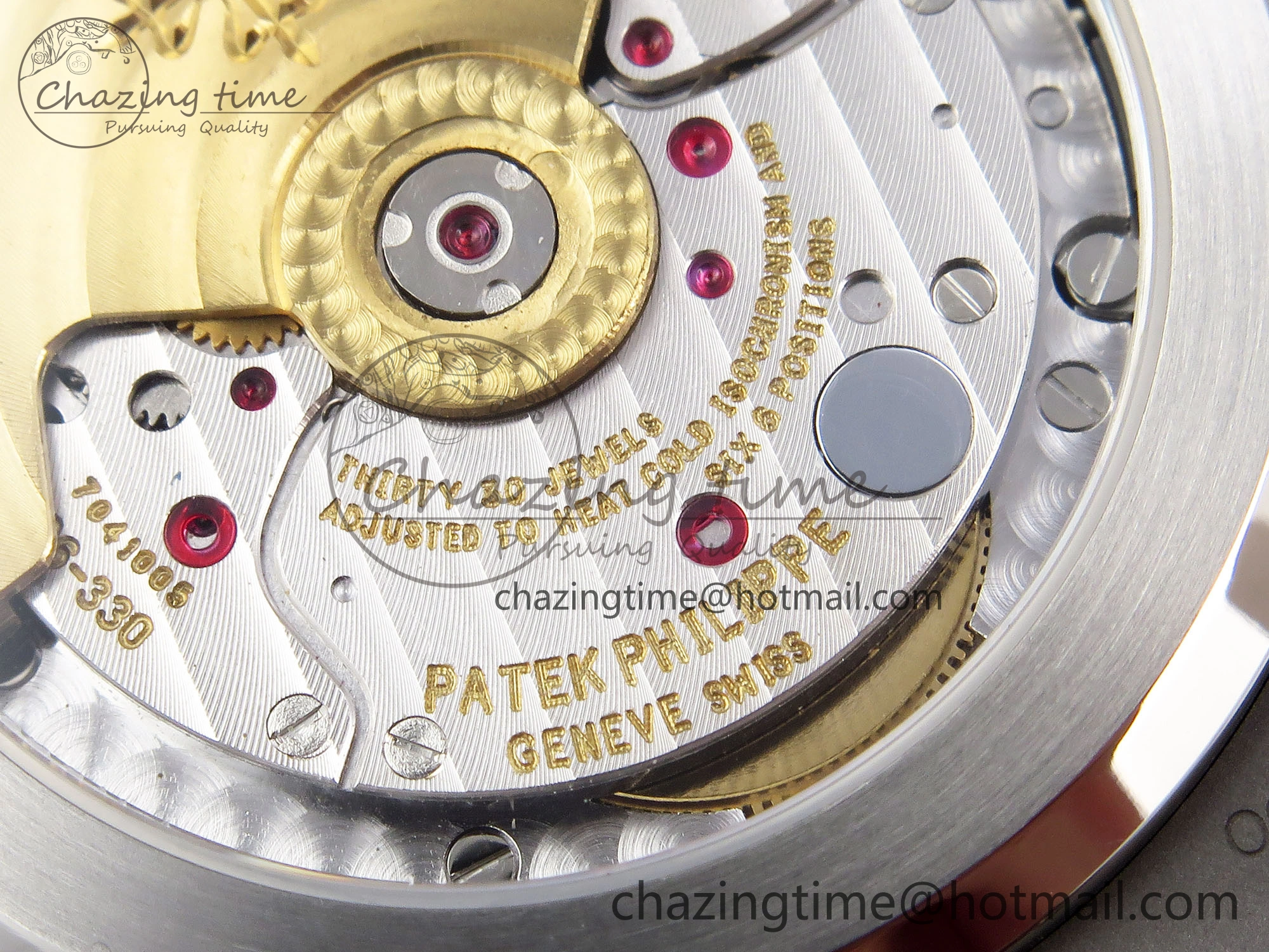 NAUTILUS 5811 1G PPF 1:1 BEST EDITION BLUE TEXTURED DIAL ON SS BRACELET 330CS