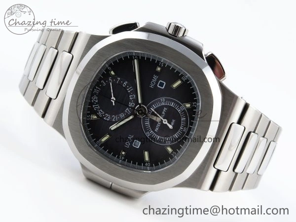 NAUTILUS 5990 SS SPPF 1:1 BEST EDITION BLUE DIAL ON SS BRACELET A28-520 CLONE