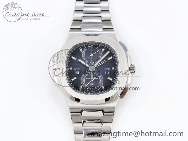 NAUTILUS 5990 SS SPPF 1:1 BEST EDITION BLUE DIAL ON SS BRACELET A28-520 CLONE