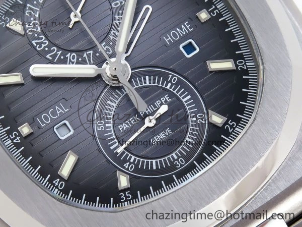 NAUTILUS 5990 SS SPPF 1:1 BEST EDITION BLUE DIAL ON SS BRACELET A28-520 CLONE